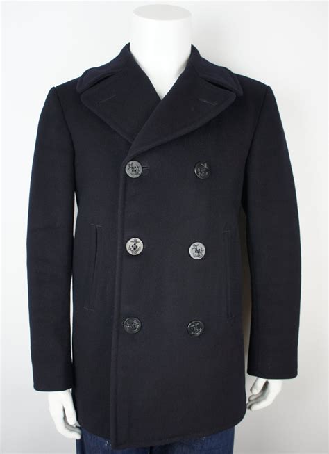 authentic pea coat for men.